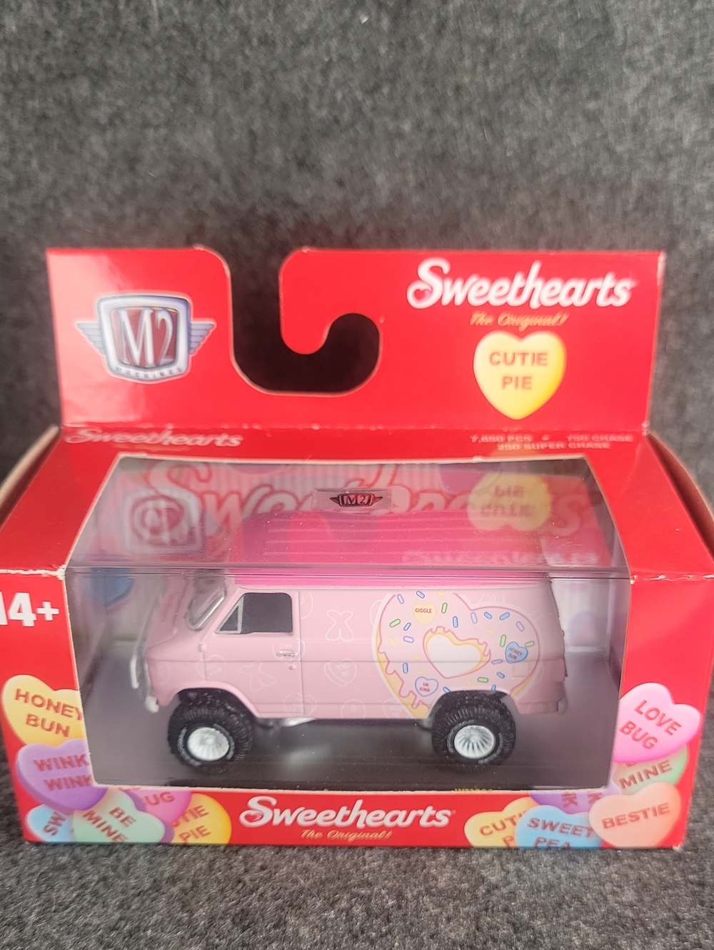 M2 Chevy Sweethearts Pink Donut Van Diecast Collectible